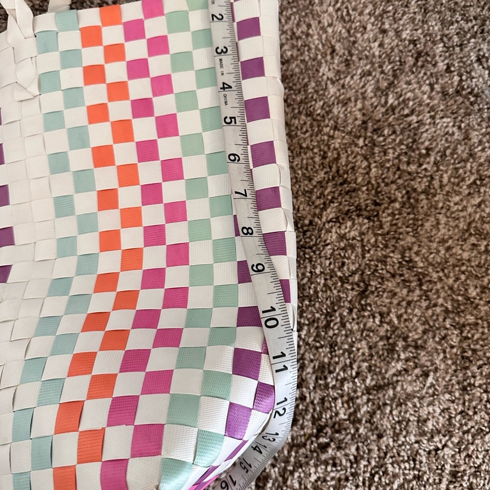 Kate Spade Vibrant Orange and Purple Tote